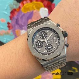 Business Wrist Watches Chronograph Wristwatch AP Watch Royal Oak Offshore Series Watch Mens Watch 42mm Diameter Automatic Mechanical Fashion Casual Mens Luxury Wa