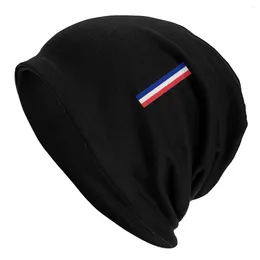 Berets Flag Of France Bonnet Femme Fashion Knitted Hat For Men Women Winter Warm Patriotic Beanies Caps