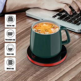 Tools New Cup Heater Mini Portable Heating Coaster Keep Milk Drinks Water Warm 2 Gear Temperature For Home Office Coffee Mug Warmer