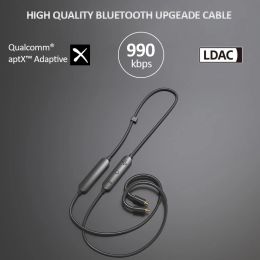 Headphones aptX Adaptive Headphones Bluetooth Cable with LDAC High Resolution Wireless Audio 22H Playtime AptXHD Lossless Clear Call Phone