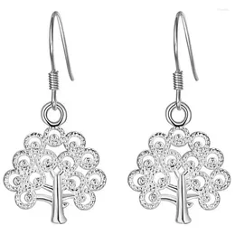 Dangle Earrings Special Offer 925 Sterling Silver Elegant Tree Women Fine Lady Fashion Jewellery Christmas Gifts