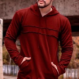 Men's Hoodies Men Casual Pullover Hooded Sweatshirts Long Sleeve Activewear Sport Tops Sweatshirt For Man Sports Fitness Gym