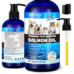 Relaxants 250ml Pet Dogs WILD CAUGHT OMEGA3 FISH OIL Natural Sustainably Sourced NonGMO Ingredients Health Nutritional Supplements