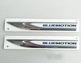 For VW Golf 6 Golf 7 Lavida Blue Motion Sport Side Door Fender Leaf Emblem Logo Stickers5480627