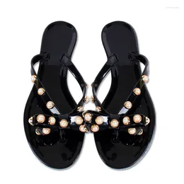 Sandals Summer Flip Flop Women Fashion Non-slip Wear Resistant Flat Beach Slippers Shoes Size 36-41