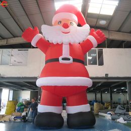 Free Ship Outdoor Activities 12mH (40ft) With blower inflatable santa claus christmas inflatable for decoration