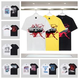 Tees Hellstar Tshirt Summer Fashion Mens Womens Designers T Shirts Long Sleeve Tops Cotton Tshirts Clothing Polos Short Sleeve High Quality Hellstars Clothes S-3xL