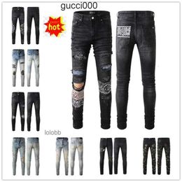 Pants Denim am Luxury ami Trousers COOLGUY amirlies Mens amiiri Designer imiri Jeans Holes 2024 Jean New Biker Arrivals Man Clothing amirly #041 BU20 UMSA