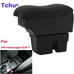 Interior Accessories For VW Volkswagen Golf 7 Armrest Box 2014 2024 Car Retrofit USB Charging Ashtray