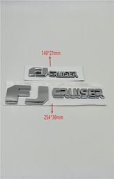 2 Size For FJ Cruiser Rear Trunk Lid Emblem Side Door Fender Logo Decal8551573