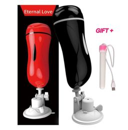 Vagina Anal sex Male hands masturbator for man Suction Cup pocket vagina Real Pussy vibrator Sex Toys For Men masturbation Y13663029