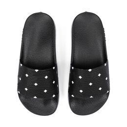 Unisex Luxury shoe designer woman man slide Summer Indoor Fashion Sexy Casual Printed Sandal Visetos Leather easy to wear Textured Rubber Slipper
