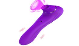 10 Speed Sucking Vibrator G spot Clitoris Sucker Sex Toys for Woman Vaginal Pussy Nipple Stimulator Dildo Blowjob Vibrator Adult6863612