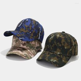 Ball Caps 2024 Spring Acrylic Camouflage Printing Casquette Baseball Cap Adjustable Outdoor Snapback Hats For Men And Women 163