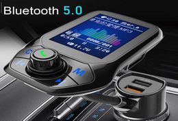 Car Charger MP3 Music Player Bluetooth 5 receiver FM transmitter Dual USB QC30 Charge U Disc TF Card lossless Music1755703