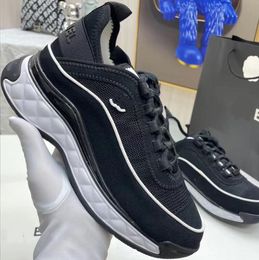 Luxus Französisch Marke Frauen Schuhe 2023 Neue Brief Farbe Block Designer Casual Schuhe B22 Dicke Sohle Erhöhte Atmungsaktive High-end-Sport Schuhe Mode Reise Mit box