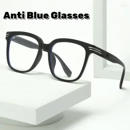 Sunglasses Blue Light Blocking Eyewear Optical Spectacle Eyeglasses Black Frame Square Male Glasses Unisex Vintage Plain