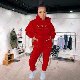 Designer tracksuit women Luxury hoodie sets two 2 piece set women clothes Ladies set Spring Autumn Casual Long Sleeved Pullover Hooded Sport suit Fitness Sweatsuit