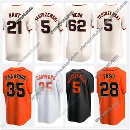 51 Jung Hoo Lee Baseball Jersey SFG Logan Webb Michael Conforto Camilo Doval LaMonte Wade Jr. Jorge Soler Mike Yastrzemski Buster Posey Joey Bart Wilmer Flores Trikots