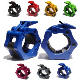 Lifting 25/50mm Spinlock Collars Barbell Collar Lock Dumbell Clips Barbell Clamps Weight Lifting Bar Gym Dumbbell Fitness Body Building