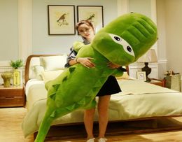 2019 New Giant Cartoon Alligator Plush Toy Big Stuffed Animal Crocodile Plush Doll Pillow for Children Friend Gift Decoration DY504130164