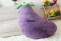 Dorimytrader 105cm Cute Emulational Eggplant Plush Pillow Stuffed Soft Simulated Vegetables Toy Cushion Gift Decoration 41inch DY65695742