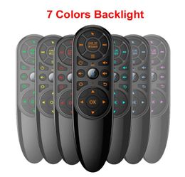 Q6 Voice Remote Control 24G Wireless Air Mouse with Gyroscope Backlit IR Learning for Android TV Box h96 x96 max plus X16749343