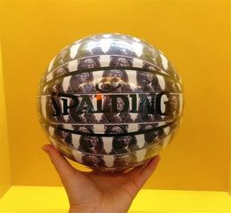 Spalding Co Dranded Limited Edition Balls Washington Dollar Professional Merch Basketball Commemorative PU Game Size 7 Indoor Outd8367593