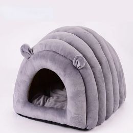 Mats 40x38cm Pet kennel dog kennel cat kennel semi enclosed deep sleep caterpillar kennel pets bed dog mattress cat bed
