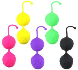 Safe Silicone Rose Kegel Ball Ben Wa Ball Vagina Tighten Exercise Machine Vaginal Geisha Ball Sex Toys for Women Adult toys9500490