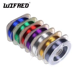 Tools Wifreo 7PCS 50m/spool Metallic Rod Building Wrapping Thread / Nylon Core Line for Rod DIY Repairing Guide Tie Threads