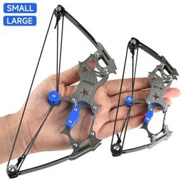 Bow Arrow Large/small Pulley Compound Bow 304 Stainless Steel Bow and Arrow Shooting Arrow Support Package Indoor and Outdoor Slingshot YQ240301