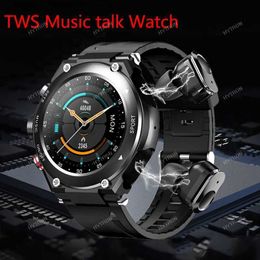 Other Watches 2024 TWS Music Talk Smart Earphone 2-in-1 Mens Smart Earphones with 10 hours of powerful sound effects for music enthusiasts Q240301