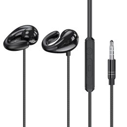 Headphones Wired Headphone TypeC 3.5mm Binaural Stereo Ear Clip Earphone Sport Mini OnEar Earring Earphone for HiFi Sound Earcuffs Earbud