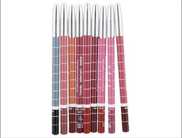 100 Safe 12PcsLot Lip Pencil Kit 12 Colours Waterproof New LongLasting Lip Pen9072327