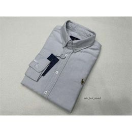 Ralphs Laurence Polo Ralphs Long Sleeve Spring and Autumn Business Cotton Oxford Non Iron Slim Paul Formal Shirt High Quality Ralphs Polo 262