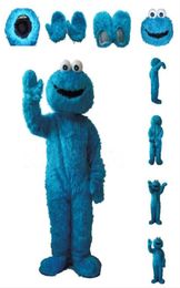 Sesame Street Cookie Monster Mascot Costume Elmo mascot costumeFancy Party Dress Suit 9716525