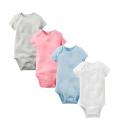 Baby Romper Baby Jumpsuits Cotton High Quality Cheap Solid Colors Multi Colors Short Sleeves Triangle Romper Baby Onesies 024M EU3025136