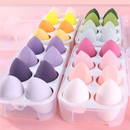 Puff 8pcs Sponge Puff Makeup Egg Set Blender Makeup Accessories Tool ConcealerCream Foundation Colourful and Multistyle Beauty Puff