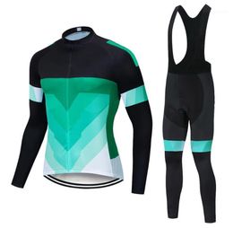 2020 Pro Cycling Jersey Set Long Sleeve Breathable MTB Bike Clothes Wear Bicycle Cycling Clothing Ropa19627544