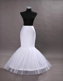 Cheap One Hoop Flounced Mermaid Petticoats Bridal Crinoline For Mermaid Wedding Prom Dresses Weddding Accessories CPA2016129526