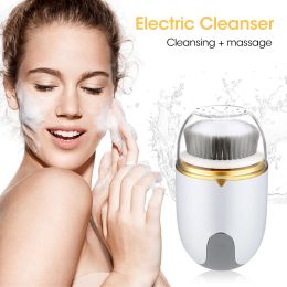 Devices 3 IN 1 Facial Cleanser Brush Electric Cleansing Face Brush 360 Rotate Automatic Brush Machine Deep Clean Tool