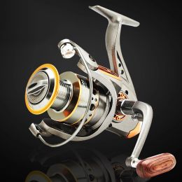 Reels Fishing Reel DC 10007000 Series Spinning Reel Metal Wire Cup 10KG Braking Force Fishing Line Wheels for Sea Poles Fishing Tools