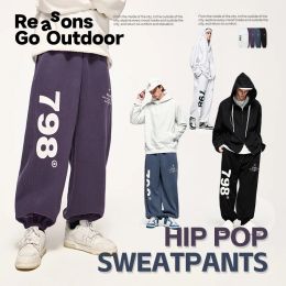 Sweatpants INFLATION Men Hip Hop Jogger Pants 2023 Trendy Loose Fit Dancing Track Pants Unisex Streetwear Trousers