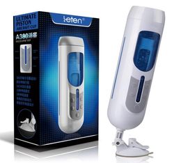 Detonation Speed Piston Hands 10 Function Retractable USB Recharge Male Automatic Masturbator Sex Products Adult Sex Toys Y13516999