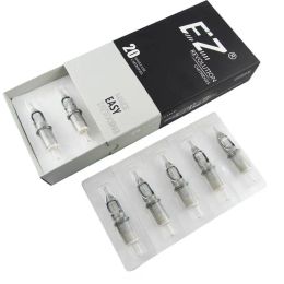 Needles EZ Revolution Tattoo Needle Cartridge Round Liner #08 0.25mm Super Tight LTaper 7.0mm safety membrane inside 20PCS/Box