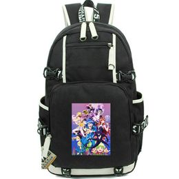 Iruma kun backpack Yod Teid daypack Welcome to Demon school bag Cartoon Print rucksack Casual schoolbag Computer day pack