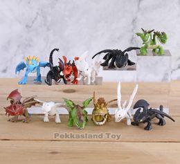 How To Train Your Dragon 3 Night Light Fury Toothless PVC Action Figures Cartoon Bezzubik Anime Figurines Dolls Kids Toys Set C0222573947