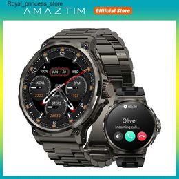 Other Watches 2024 AMAZTIM Power 710mAh Intelligent Mens Battery Life Longer 1.85-inch Super Screen Bluetooth Call Digital Fitness Q240301
