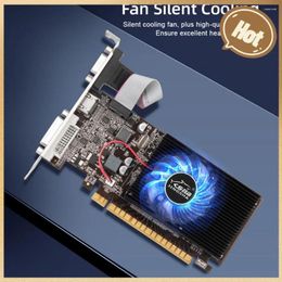 Graphics Cards GT610 Gaming Video Card 810MHZ DDR3 1GB Computer HD VGA DVI Interface Replacement For Desktop Game